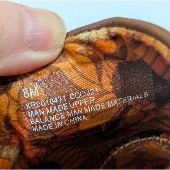 KORKS Women's Nora Clog Tan Crochet Overlay Slip On Wooden Platform Shoes 8 Boho - Picture 9 of 15